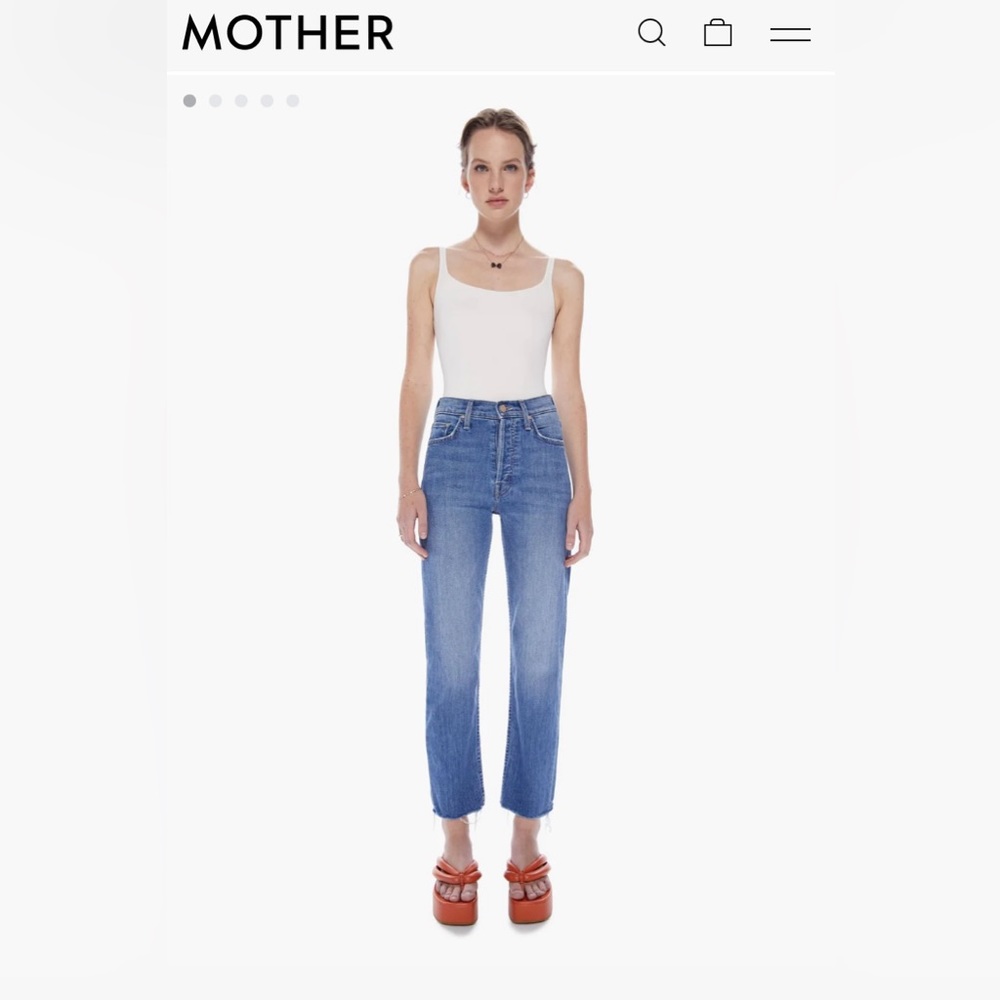 Mother Jeans Tomcat Ankle Fray